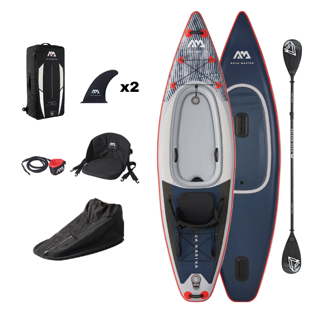 Aqua Marina 11'2 Cascade Hybrid Inflatable Kayak - Kayak Creek