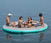 Solstice 10&#39; Inflatable Circular Mesh Dock - Kayak Creek