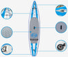 Solstice 12&#39;6 Bora Bora Inflatable Paddleboard - Kayak Creek