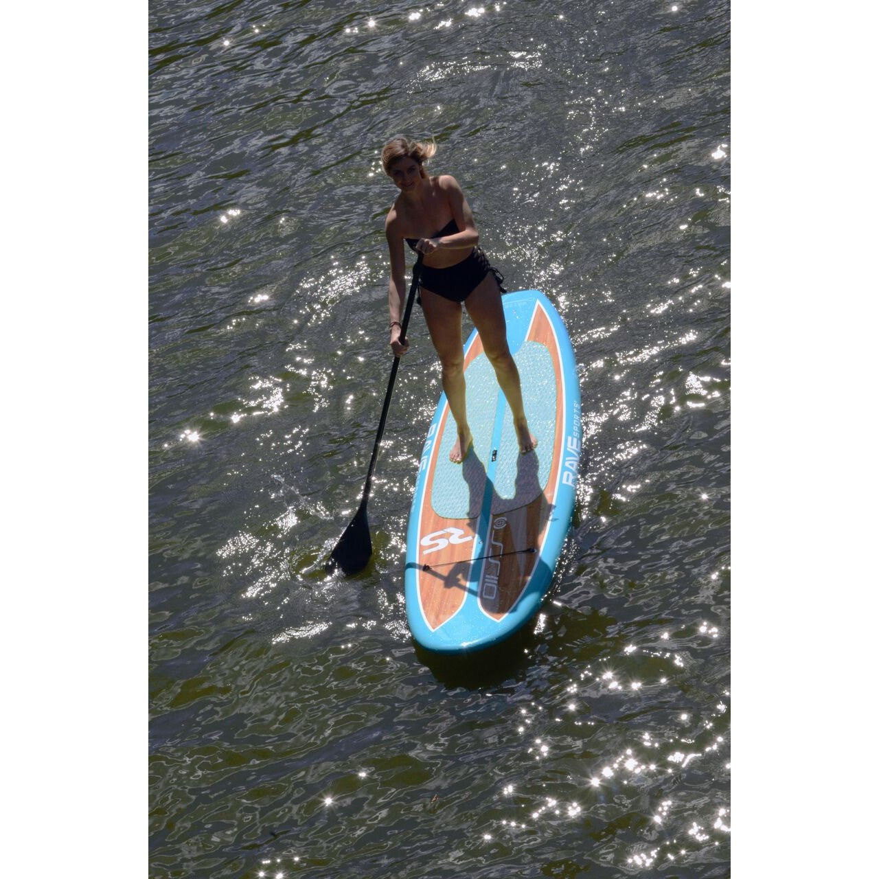 Up Sports - Creek Paddle 02728 Rave SS110 Kayak Shoreline Board Series Stand SUP -