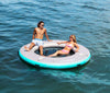Solstice 8&#39; Inflatable Circular Mesh Dock - Kayak Creek