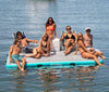Solstice 10&#39; X 8&#39; Inflatable Luxe Track Dock - Kayak Creek