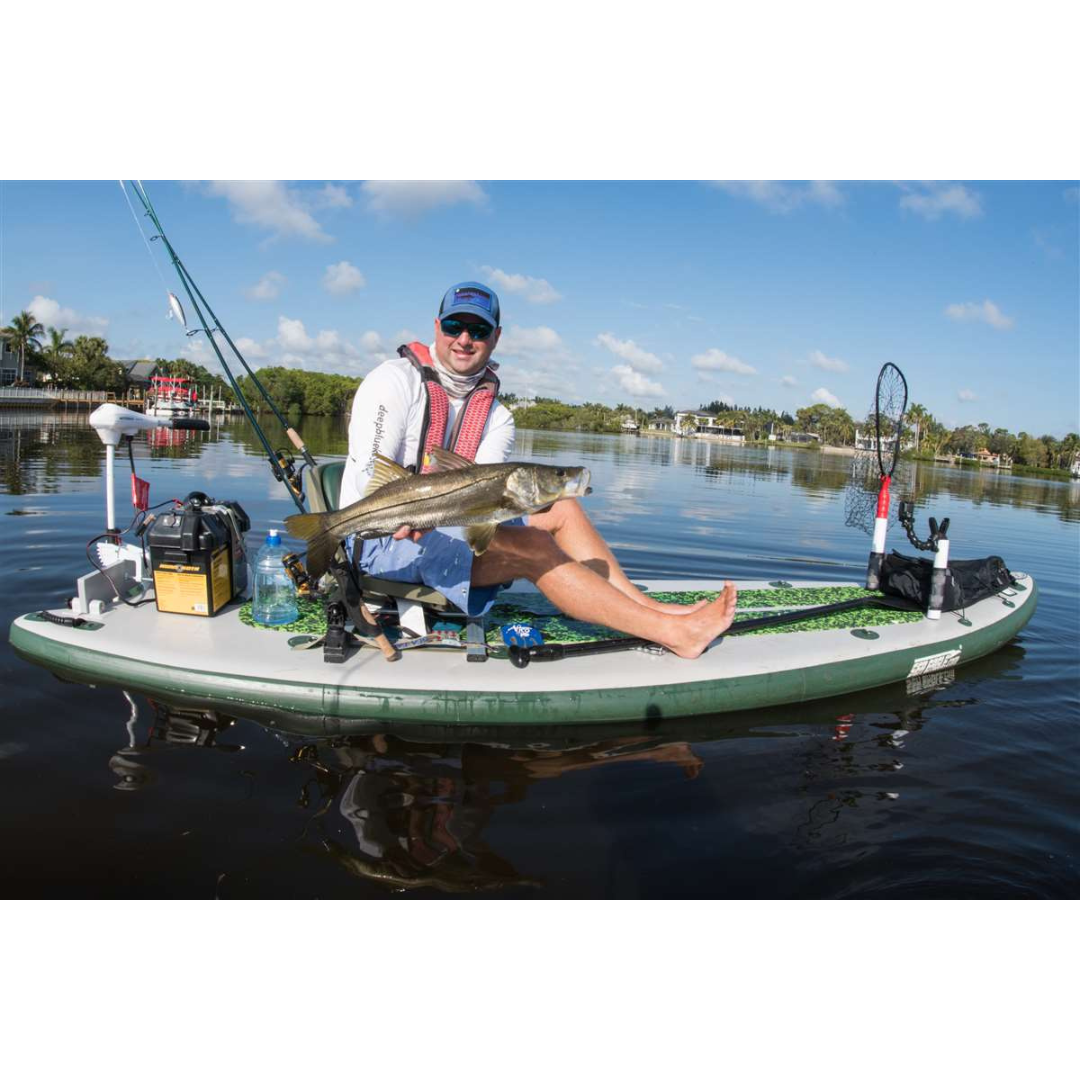 Sea Eagle FishSUP 126 Inflatable Fishing Paddleboard | Swivel Seat Fishing  Rig Package