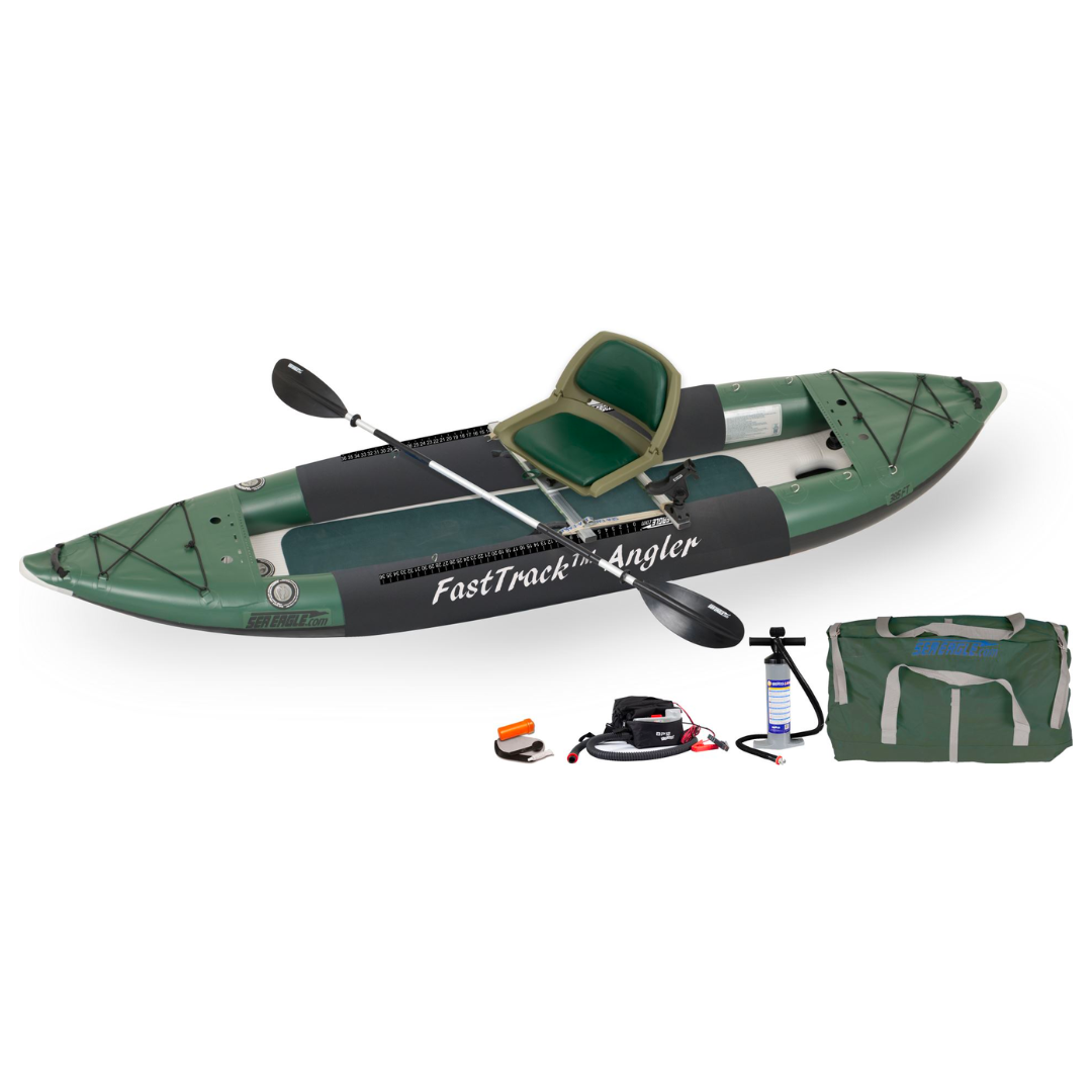 Buy Sea Eagle FastTrack Inflatable Kayak  Swivel Seat Fishing Rig Package  Online - Kayak Creek