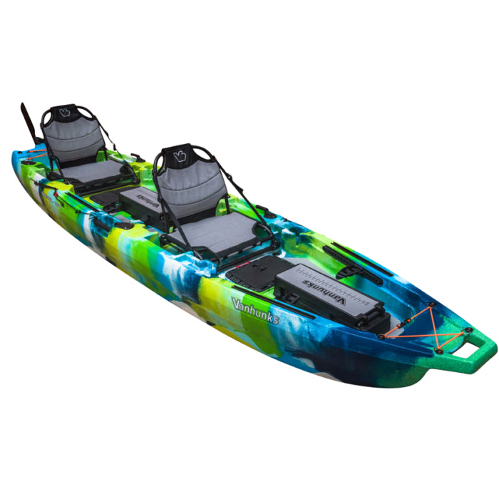 Buy Vanhunks Sauger 12' Tandem Fin Drive Fishing Kayak Online - Kayak Creek